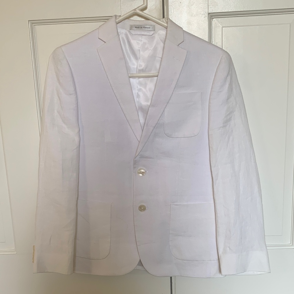 Ralph Lauren Classic White Linen Suit